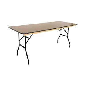 Housse élastique STRETCH blanc pour table pliante HPDE 180x75x74cm