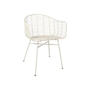 NOW'S HOME - Lot De 2 Fauteuils De Table D'exterieur En Metal Blanc Soho