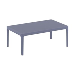 Resol GARBAR SKY Table Basse Intérieur, Extérieur 100x60 Gris foncé