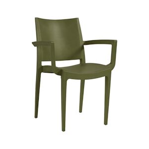 TIGAONE Fauteuils de restaurant Camelia Olive - TIGAONE