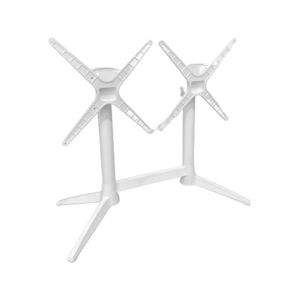 Pied de table de restaurant Galaxie Blanc double Pliable - TIGAONE