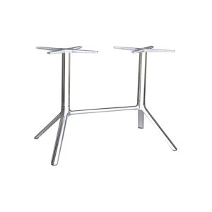 INOLOISIRS Piètement pour table rectangulaire en aluminium gris naturel - Lot de 24 unités