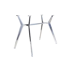INOLOISIRS Piètement pour table rectangulaire en aluminium noir - Lot de 24 unités