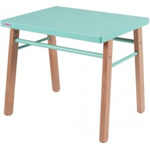 Combelle Table enfant en bois Gabriel hybride laquee vert d'eau