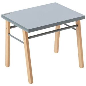 Combelle Table d'enfant en bois Gabriel hybride bleu gris (50 x 40 cm)