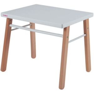 Combelle Table enfant en bois Gabriel hybride laquee blanc