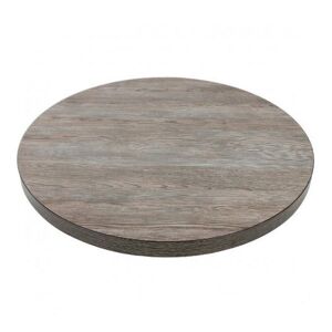 Plateau de table rond 600 mm effet bois gris - Bolero - Bois Effet bois gris - Publicité