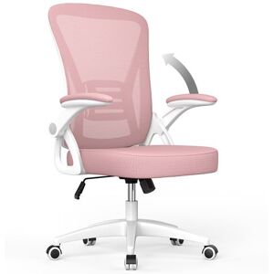 Non communiqué Chaise de Bureau Ergonomique BIGZZIA, Hauteur Ajustable, 50 x 50 x (92-102)cm, Poids Max 150kg, Rose Rose - Publicité