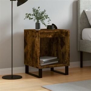 Non communiqué vidaXL Table de chevet chêne fumé 40x35x50 cm bois d’ingénierie Marron - Publicité