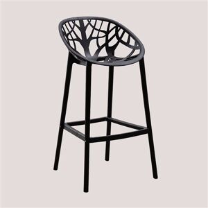 Non communiqué Lot de 4 Tabourets Hauts Ores SKLUM Noir ↑75 cm 88 - 98 cm Noir ↑75 cm - Publicité