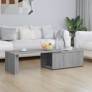 Non communiqué vidaXL Table basse Sonoma gris 150x50x35 cm Bois d'ingénierie Gris - Publicité