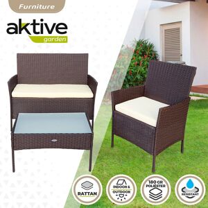 Aktive 3 Armchairs With Tables Noir - Publicité