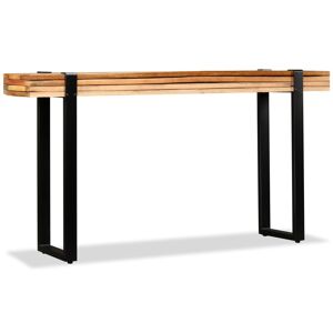 244594 vidaXL Table console Bois de récupération massif réglable - Publicité