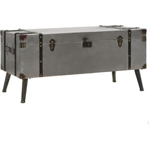 245759 vidaXL Table basse MDF et aluminium 102 x 51 x 47,5 cm - Publicité