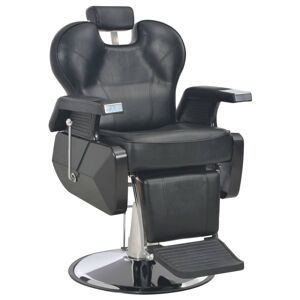 110166 vidaXL Chaise de barbier Noir 72x68x98 cm Similicuir - Publicité