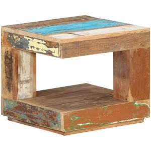 338008 vidaXL Table basse 45x45x40 cm Bois de récupération massif - Publicité