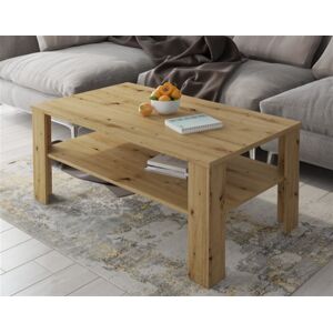 Venetacasa Table basse avec plateau 111x65 cm couleur artisanale