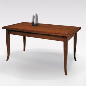Venetacasa Table à rallonge en bois 160x85 cm finition bassano couleur
