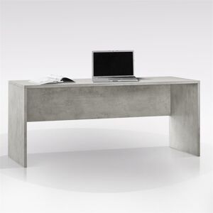 Venetacasa Bureau double moderne 180 cm couleur ciment