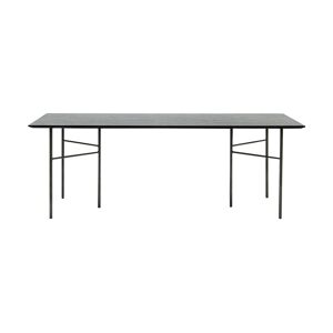 Plateau de table à manger en bois noir 210 cm Mingle - Ferm Living - Publicité