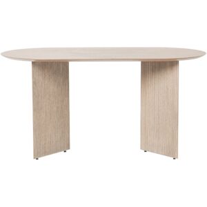 Table en bois ovale beige 150 cm Mingle - Ferm Living - Publicité