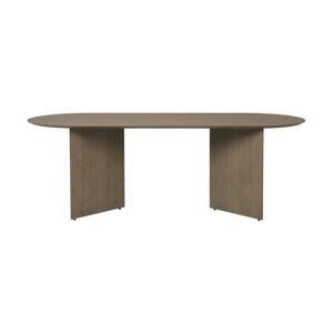 Table en bois ovale marron 220 cm Mingle - Ferm Living - Publicité
