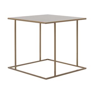 Table d'appoint carré en métal gold Walt - Custom Form - Publicité
