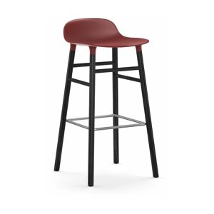 Tabouret de bar en bois noir et pp rouge 75 cm Form - Normann Copenhagen - Publicité