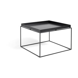 Table basse carrée en métal noir 60 x 60 x 39 cm Tray - HAY - Publicité