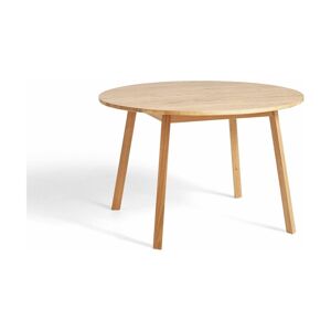 Table ronde en bois de chêne laqué 115 cm Triangle - HAY - Publicité