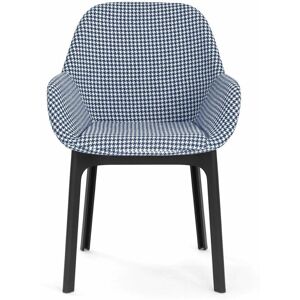 Chaise avec accoudoirs bleu Clap - Kartell - Publicité