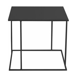 Table d'appoint carré en métal noir Walt - Custom Form - Publicité