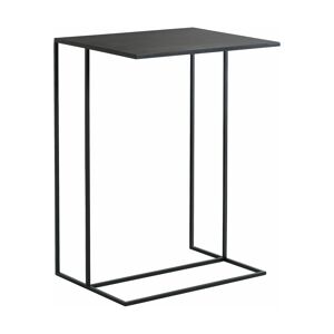 Table d'appoint rectangulaire en métal noir Sider - Custom Form - Publicité