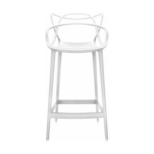 Chaise de bar blanche 65 cm Masters - Kartell - Publicité
