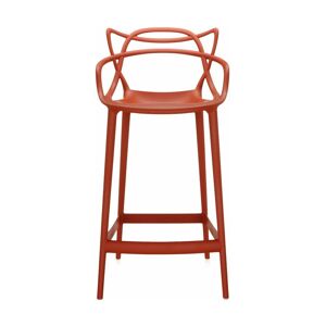 Chaise de bar rouge 65 cm Masters - Kartell - Publicité