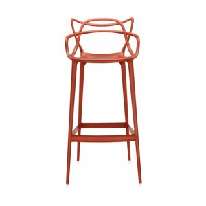 Chaise de bar rouge 75 cm Masters - Kartell - Publicité