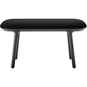 Banc en tissu noir L100 Naïve - Emko