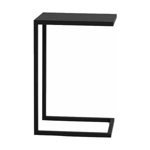 Table d'appoint géométrique en métal noir Lupe - Custom Form - Publicité
