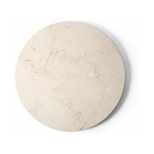 Plateau en marbre beige pour la table d'appoint Androgyne - Audo - Publicité