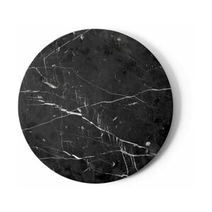 Plateau en marbre noir pour la table d'appoint Androgyne - Audo - Publicité