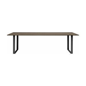 Table en chêne massif fumé et aluminium noir 255 x 108 cm 70/70 - Muuto - Publicité