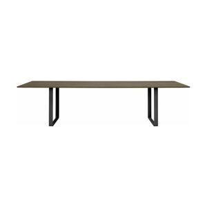 Table en chêne massif fumé et aluminium noir 295 x 108 cm 70/70 - Muuto - Publicité