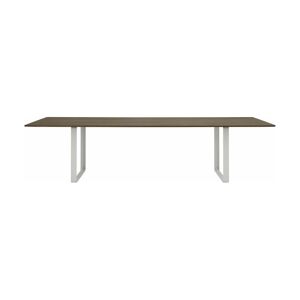 Table en chêne massif fumé et aluminium gris 295 x 108 cm 70/70 - Muuto - Publicité