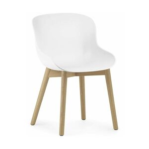 Chaise en chêne laqué et pp blanc Hyg - Normann Copenhagen - Publicité