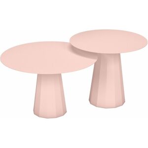 2 Tables gigognes baby pink Ankara - Matière Grise - Publicité