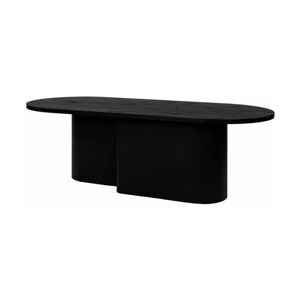 Table basse en placage de chêne noir Looi - noo.ma - Publicité