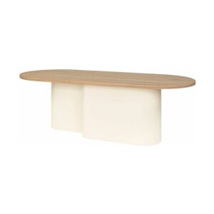 Table basse en placage de chêne beige Looi Piazza - noo.ma - Publicité
