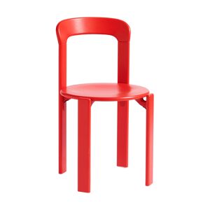 Chaise en bois de hêtre rouge scarlet Rey - HAY - Publicité