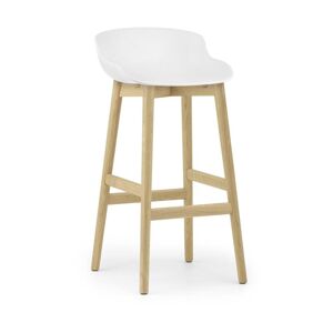 Tabouret de bar en chêne laqué et pp blanc 75 cm Hyg - Normann Copenhagen - Publicité