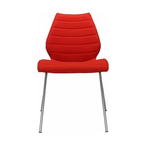 Chaise rembourrée rouge Maui Soft - Kartell - Publicité